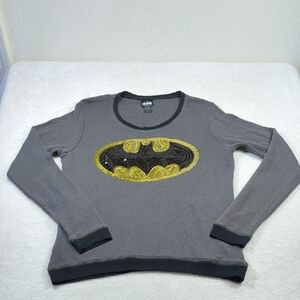 Batman DC Comics Sweater Sequin L